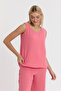 Women's Strappy Blouse - Muslin Sıfırkol Back Buttoned Blouse - 1110