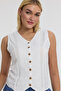 Muslin Vest - Muslin Vienna Vest - 1170