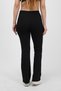 Flared Leggings Women's Black High Waist Gathering Leggings Double Pockets Flared Leggings Bootcut - 6