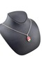 Abhaz Flag Drop Necklace - 7