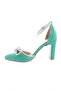 Green Scuba Women's Heeled Shoes - 43333910 - 3