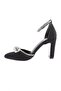 Black Scuba Women's Heeled Shoes - 43333910 - 3