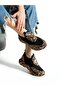 Women's Stone Lacing Detailed High Sole Walking Shoes - 3