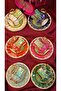Emerald Porcelain Hand Decor Painting Cup Set