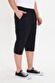 Men's Stretchfit Cargo Pocket Flexible Capri Black 6035-S - 6