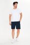 Men's Stretchfit Cargo Pocket Stretch Shorts Navy Blue 6040-L - 3