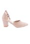 Women's Pointed Toe Silver Stone Heeled Shoes 7332328