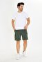 Men's Stretchfit Cargo Pocket Stretch Shorts Khaki 6040-H - 3