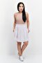 Women Plain Mini Skirt, Lavender - 3