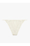 Viscose Fabric Comfortable Fit Ribbed Panties with Drawstrings on the Sides - 2
