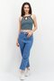 Women Keyhole Sleeveless Tank Top, Multicolor - 2