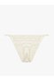 Viscose Fabric Comfortable Fit Ribbed Panties with Drawstrings on the Sides