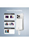 Baseus 10000mAh Magnetic Mini Wireless Fast Charge Power Bank 30W With Built-In Type-C Cable - White - 8
