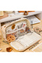 Kapibara 9-Compartment Large Pencil Case, (with Sticker+Brooch+Toy Gift) - 3