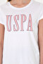Women's White Crew Neck T-Shirt 50305842 -Vr013 - 6