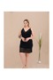 Oversized Women's Nightgown 2 Piece Set with Dressing Gowns - 2