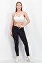 Women Sport Fit Training Leggings, Black - 2