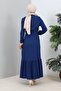Lara Belted Dress Indigo - 5