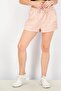 Women Solid Drawstring Basic Shorts, Rose Pink