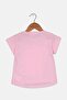 Toddlers Girl Graphic Print Short Sleeve Top, Pink - 2