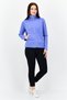 Women Sportswear Fit Full Zip Walking Sweatshirt, Purple Blue - 2