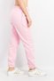 Women Sportswear Fit Brand Logo Jogger Pants, Pink - 3