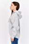 Women Brand Logo Long Sleeves Hoodie, Grey - 2