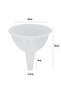 قمع بلاستيك لسكب السوائل شفاف - 2