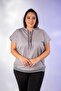 12224123 Women's Bird Eye Sweatshirt Gray - 6