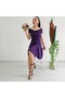 Shoulder Detail Crepe Dress