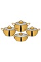 Anka 8 Prc Cookware Set Gold Titanium