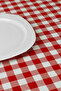 Red Large Square Pattern Gingham Tablecloth, Table Cloth, Picnic Mat - 5