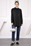 Black Sequin Embroidered Shirt - 3