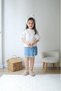 Girl's Stone Tee Shirt Denim Shorts Skirt Suit - 3