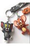 Tom and Jerry 3D Silicone Couple Keychain, Lover Keychain and Bag Accessory