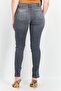 Women Skinny Fit Washed Stretchable Denim Jeans, Grey - 4