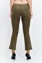 Women Regular Fit Solid Stretchable Jeans, Olive - 2