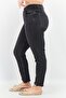 Women Skinny Fit Dark Wash Stretchable Denim, Black - 2