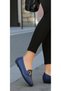 Women's Light Sole Oval Toe Buckle Loafer Daily Soft Comfortable Women's Shoes Ballerinas. - 3