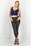 Women Regular Fit Animal Print Stretchable Jeans, Black - 2