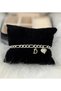 Steel Letter Bracelet with Heart Detail, Gift for Lover, Couple, Friend, Spouse