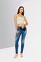 Women Super Skinny Fit Slandy Wash Stretchable Jeans, Blue - 2