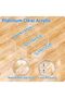 6 Pcs 12" Large Acrylic Risers, 2 Set Clear Rectangular Stands for Candy Dessert Cupcakes - 2