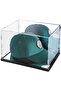 Clear Hat Display Case with Mirror Background,Acrylic Baseball Cap Holder Stand