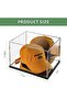 Clear Hat Display Case with Mirror Background,Acrylic Baseball Cap Holder Stand - 2