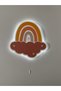 Decorative Wooden Printed Cloudy Rainbow Children's Room Night Light 32*32