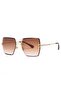 New Season Women's Sunglasses Square Crystal Cut Uv400 Protected - 7