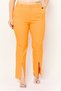 Women Regular Fit Brand Logo Wide Leg Pants, Orange