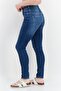 Women Skinny Fit Washed Stretchable Denim Jeans, Blue - 2
