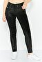 Women Slim Fit Mid Waist Stretchable Denim, Black